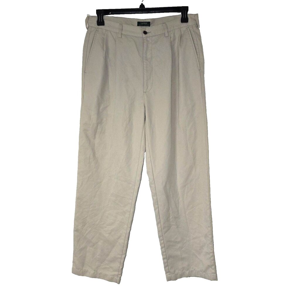LRL Lauren Ralph Lauren Men's Khakis 100% Cotton Green Label Size 34x32